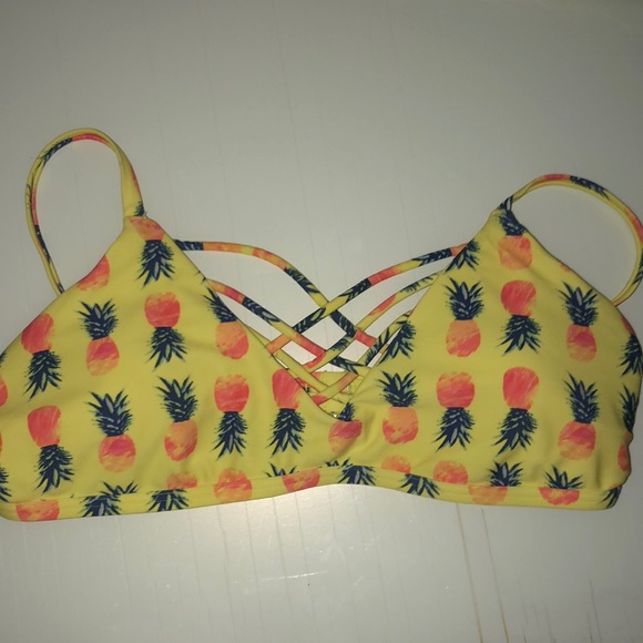 hollister pineapple bikini